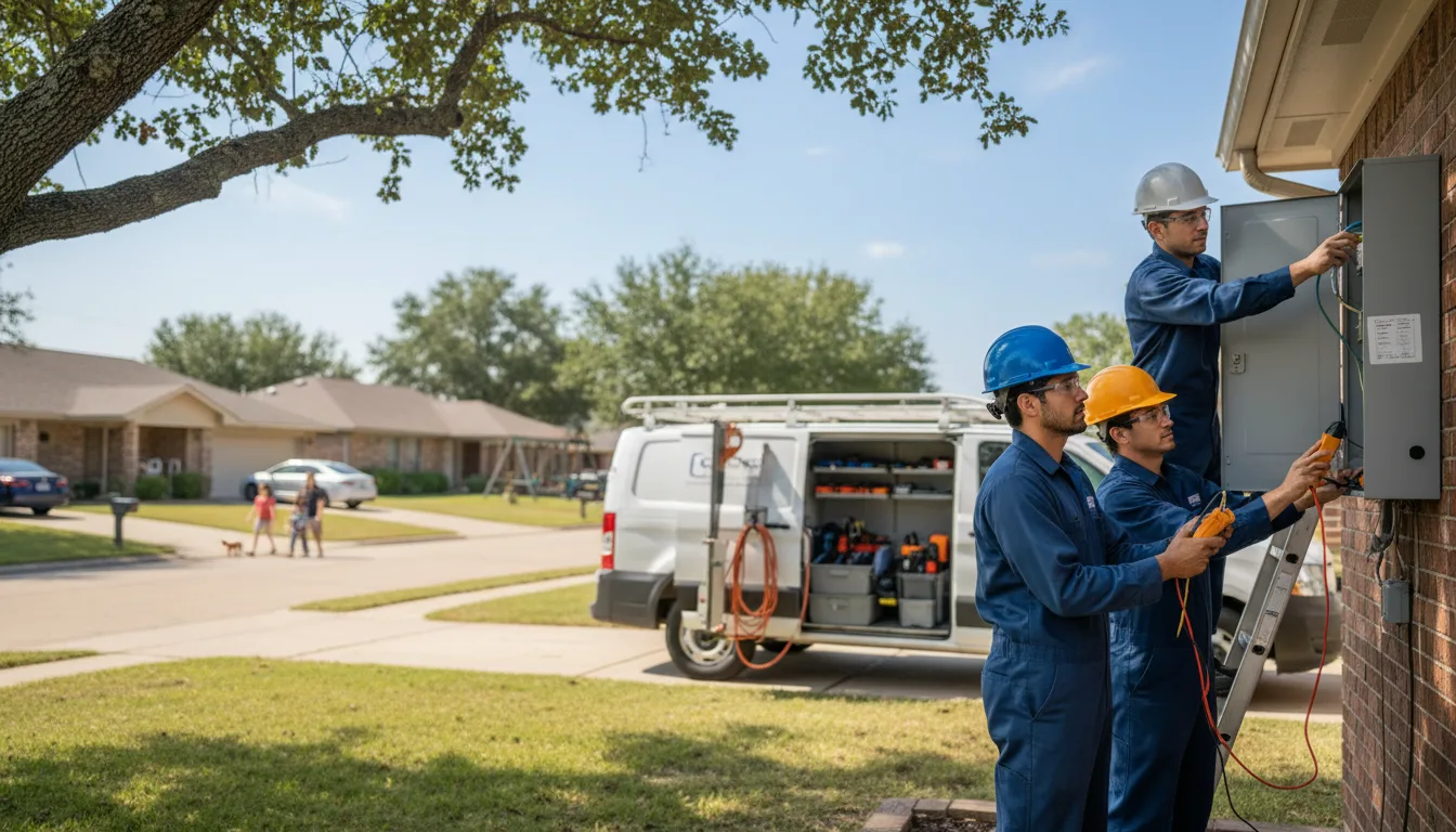 Certified electrician providing emergency electrical services in Glen Hope, PA